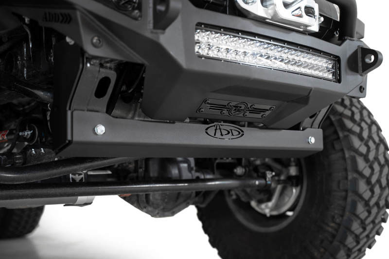 Jeep Wrangler Skid Plate - Addictive Desert Designs - Sway Bar Skid Plate - Hammer Black - `18-`20